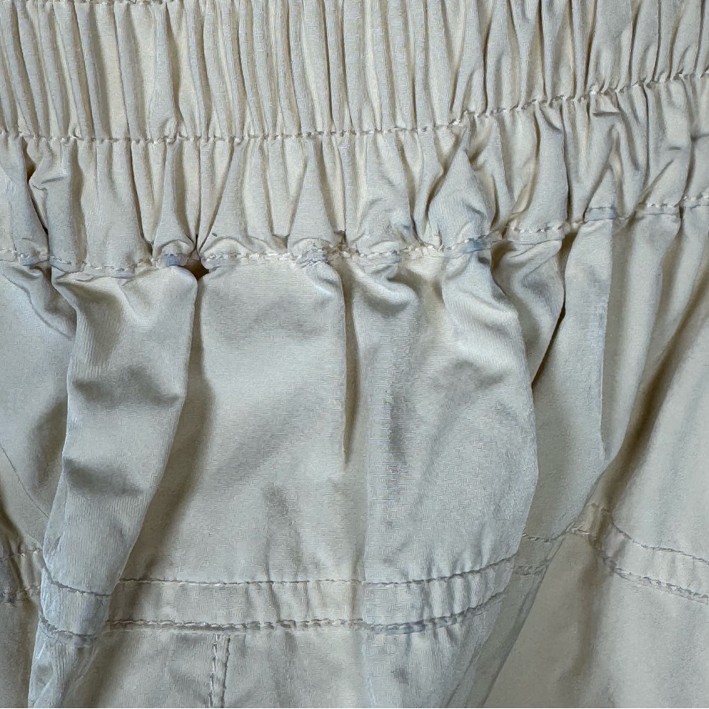 Free People FP Movement Hi Five Pants Cream and White Women’s Size Small - Picture 15 of 15